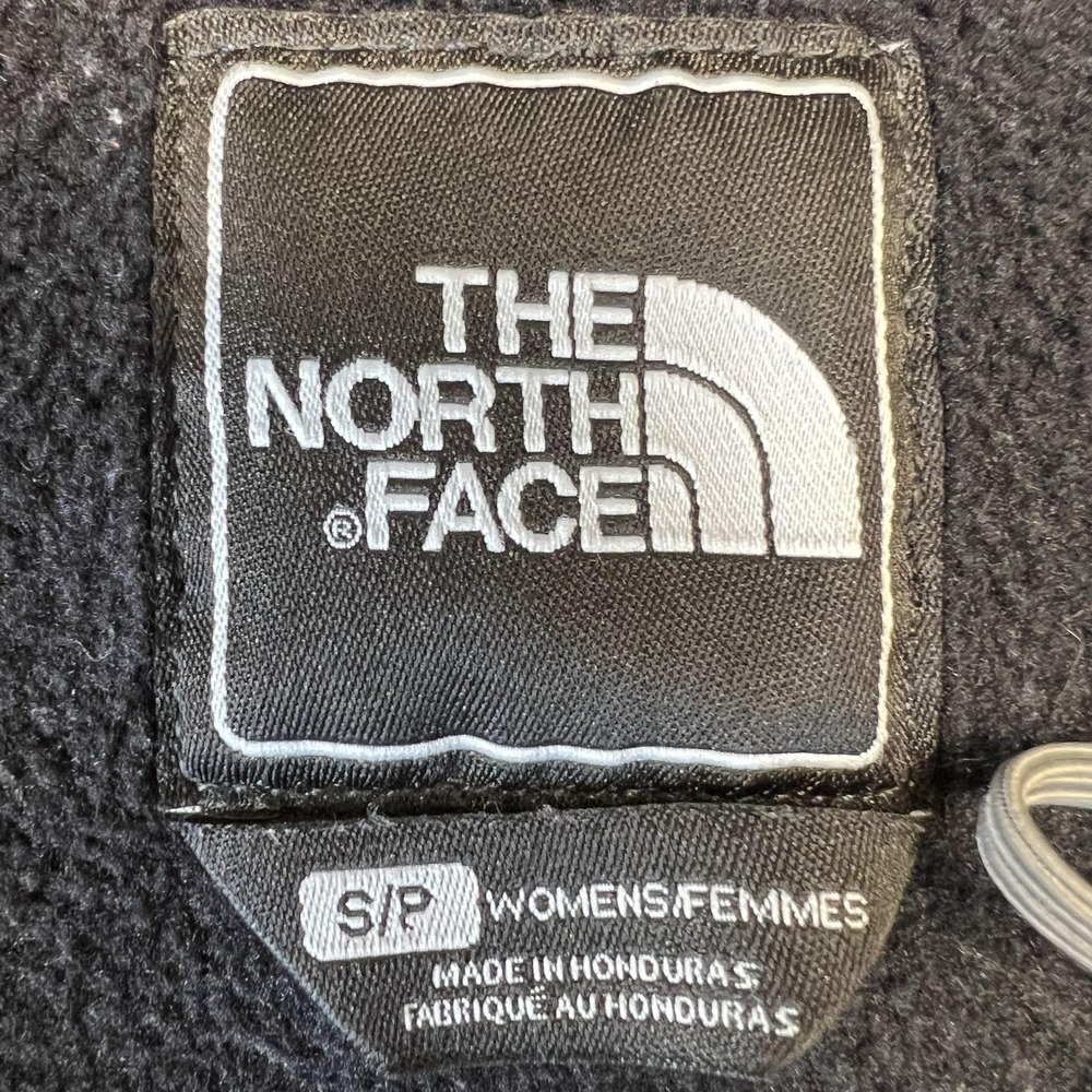 The North Face Denali Fleece Jacket Womens Small Black Pink Polartec F13 Gorpco - Picture 6 of 7